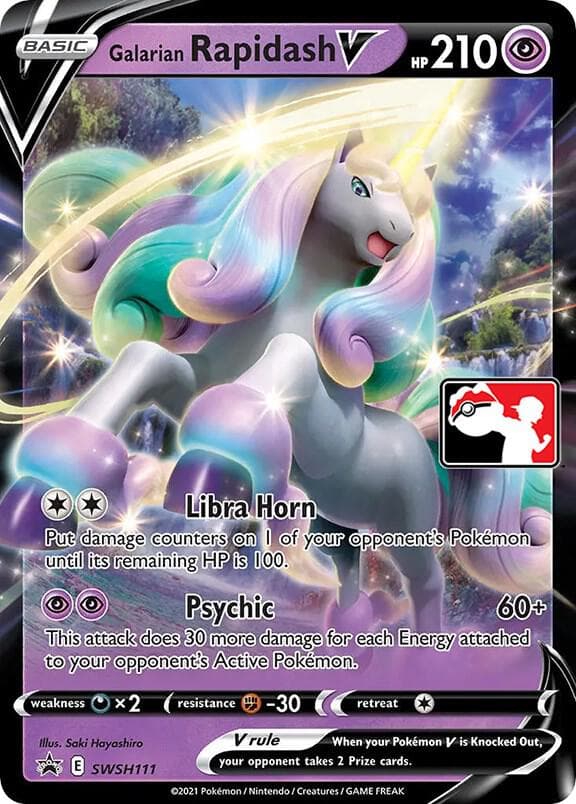 Galarian Rapidash V — изображение карты