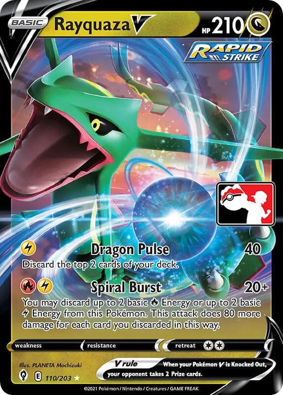 Rayquaza V — изображение карты