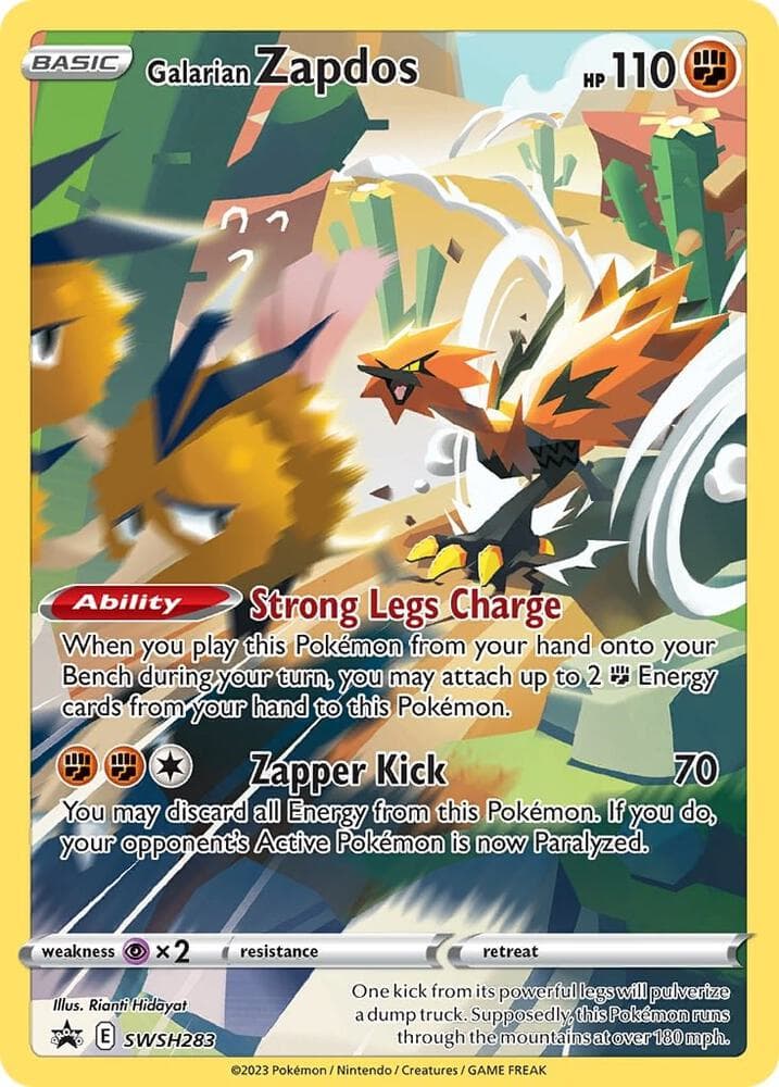 Galarian Zapdos — изображение карты