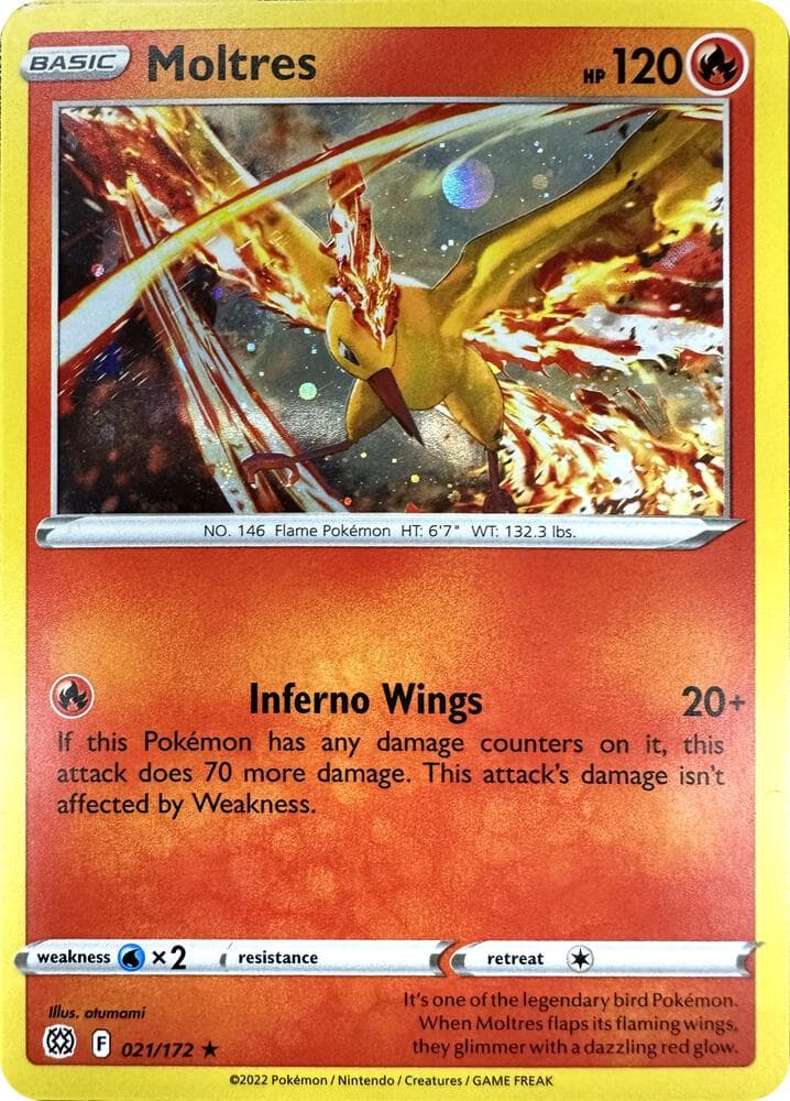 Moltres (Cosmos Holo) — изображение карты