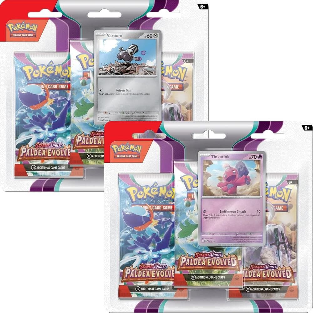 Paldea Evolved 3 Pack Blister [Set of 2]
