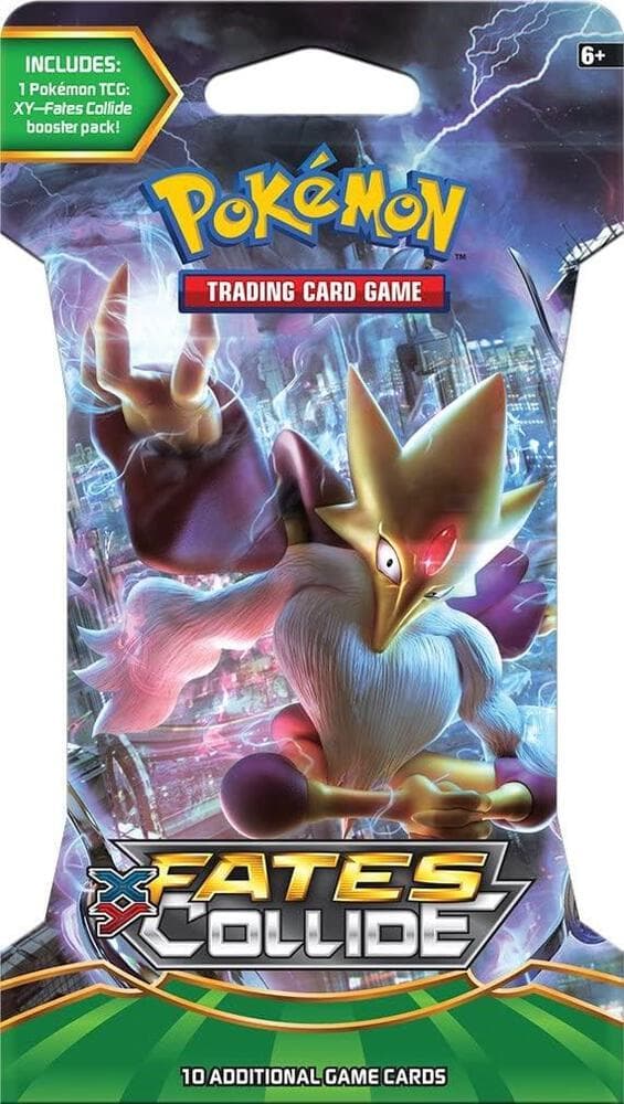 XY - Fates Collide Sleeved Booster Pack [Mega Alakazam]