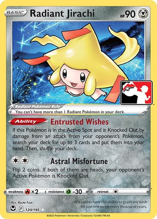 Radiant Jirachi — изображение карты