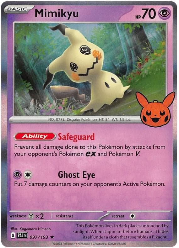Mimikyu — изображение карты