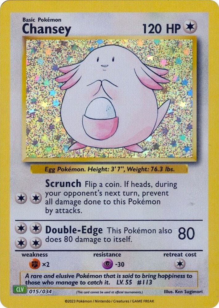 Chansey — изображение карты