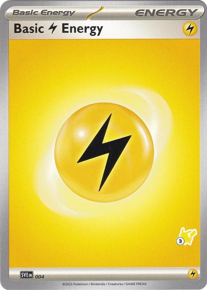 Basic Lightning Energy - Pikachu 3 — изображение карты