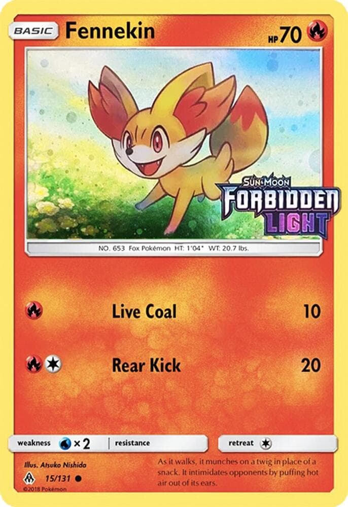 Fennekin - 15/131 (Toys R' Us Promo) — изображение карты