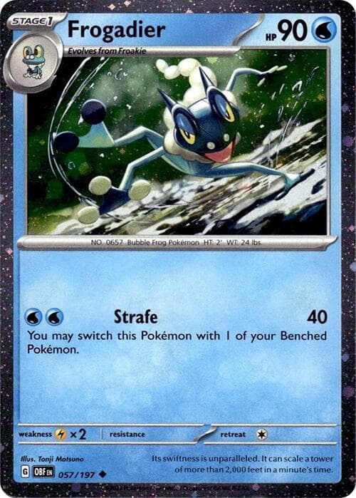 Frogadier - 057/197 (Cosmos Holo) — изображение карты
