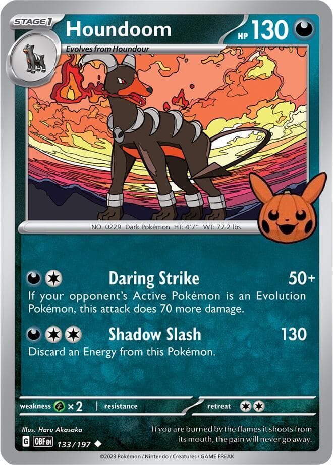 Houndoom — изображение карты