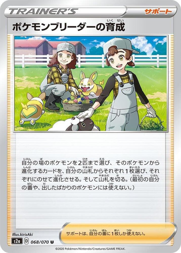 Pokemon Breeder's Nurturing — изображение карты