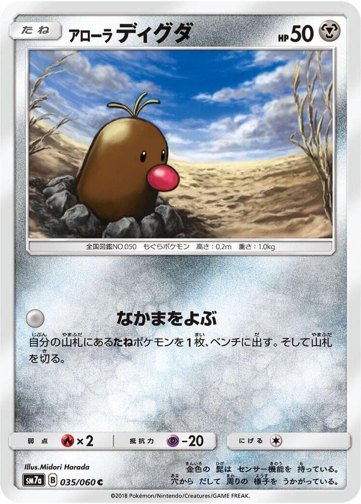 アローラディグダ — изображение карты