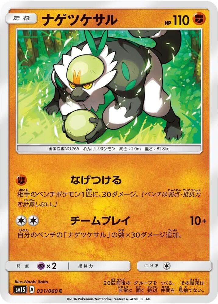 ナゲツケサル — изображение карты