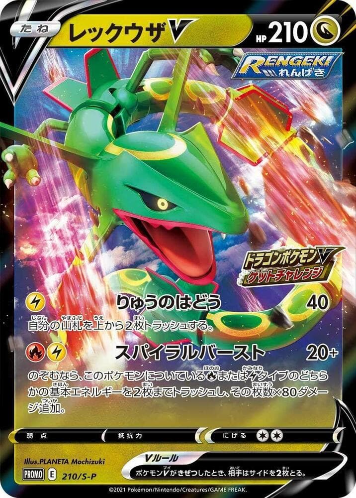 Rayquaza V — изображение карты