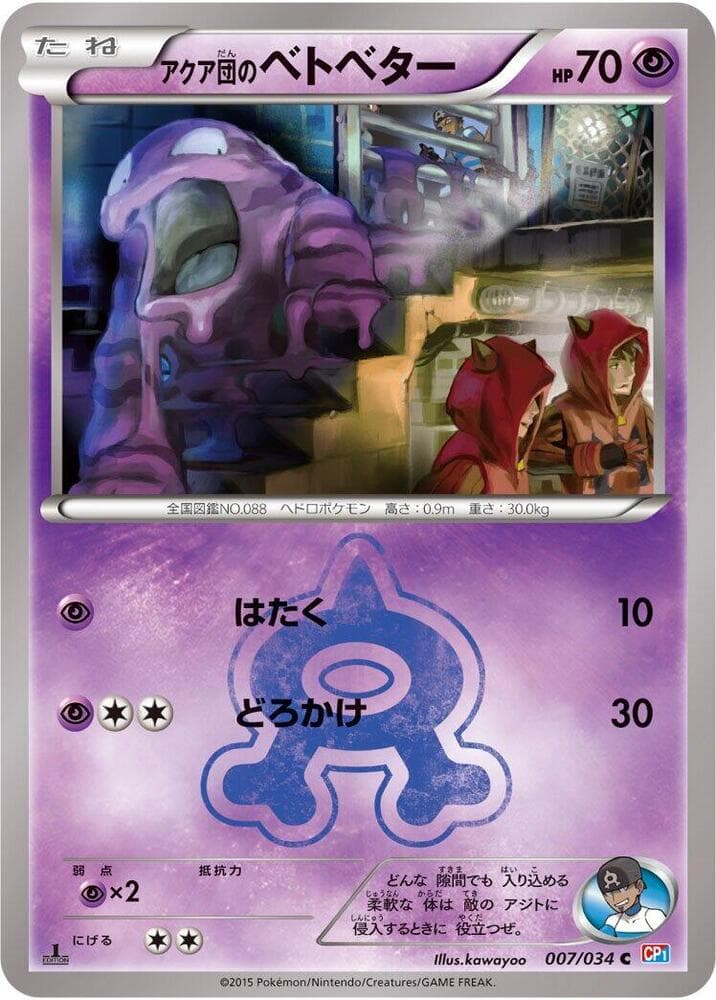 アクア団のベトベター — изображение карты