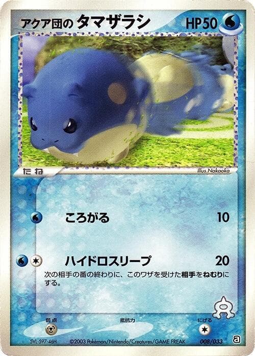 Team Aqua's Spheal — изображение карты