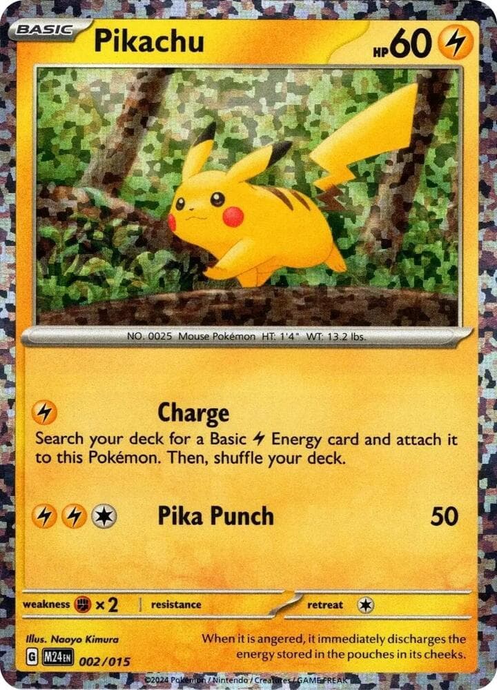 Pikachu — изображение карты