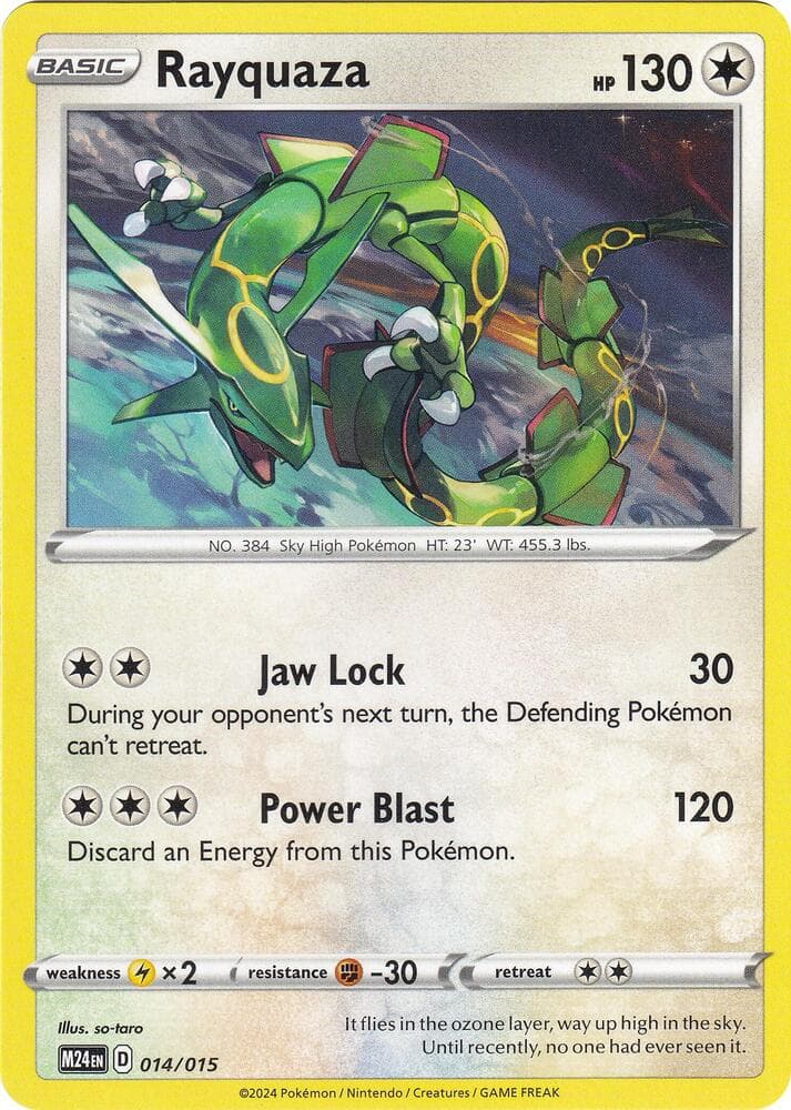 Rayquaza — изображение карты
