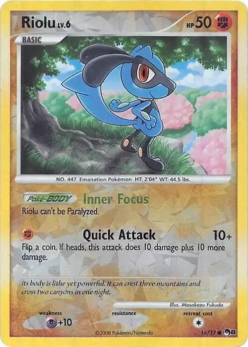 Riolu (Cracked Ice Holo) — изображение карты