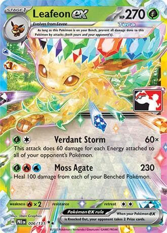 Leafeon ex — изображение карты
