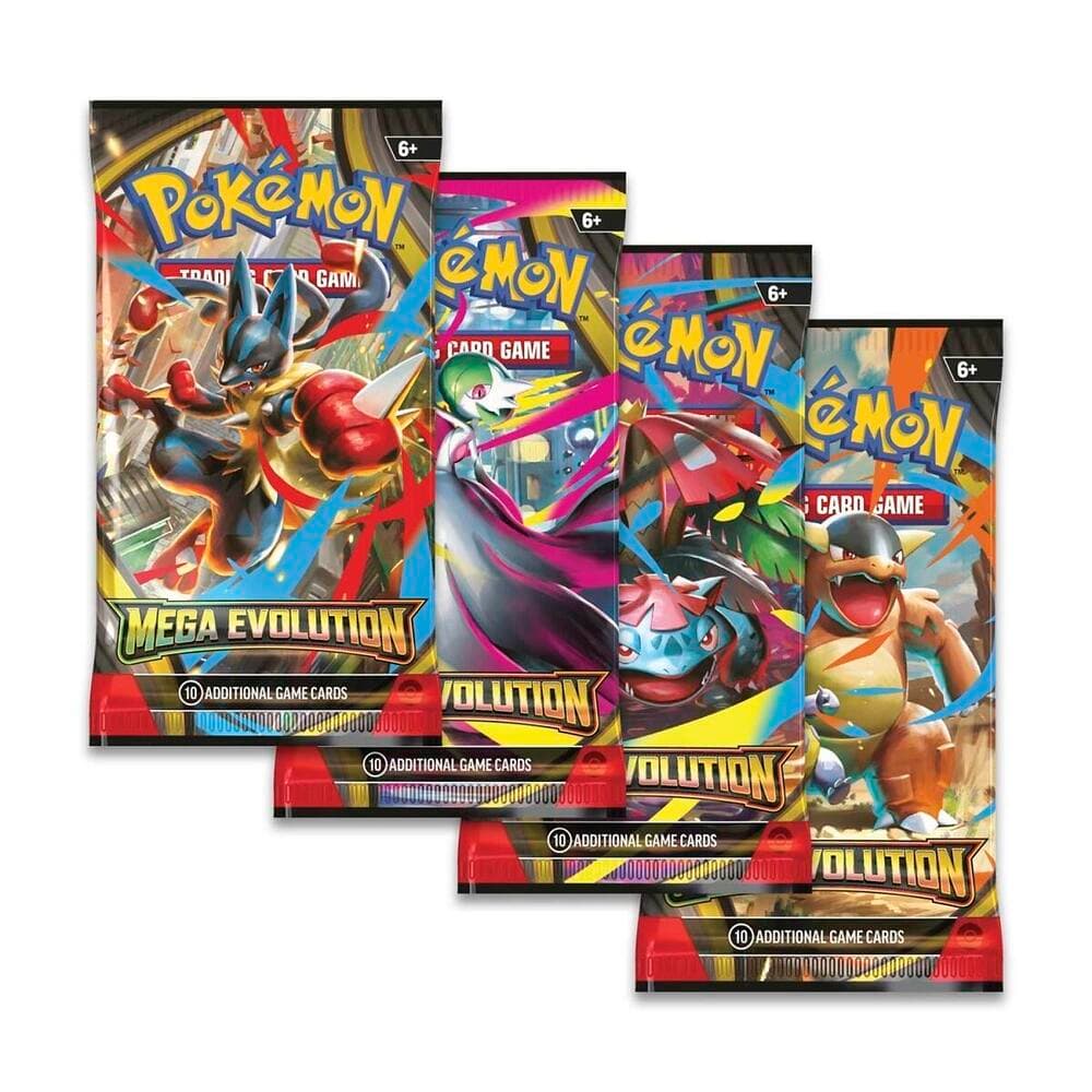 Mega Evolution Booster Pack Art Bundle [Set of 4]