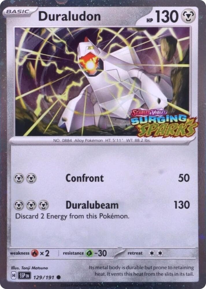 Duraludon (Surging Sparks) — изображение карты