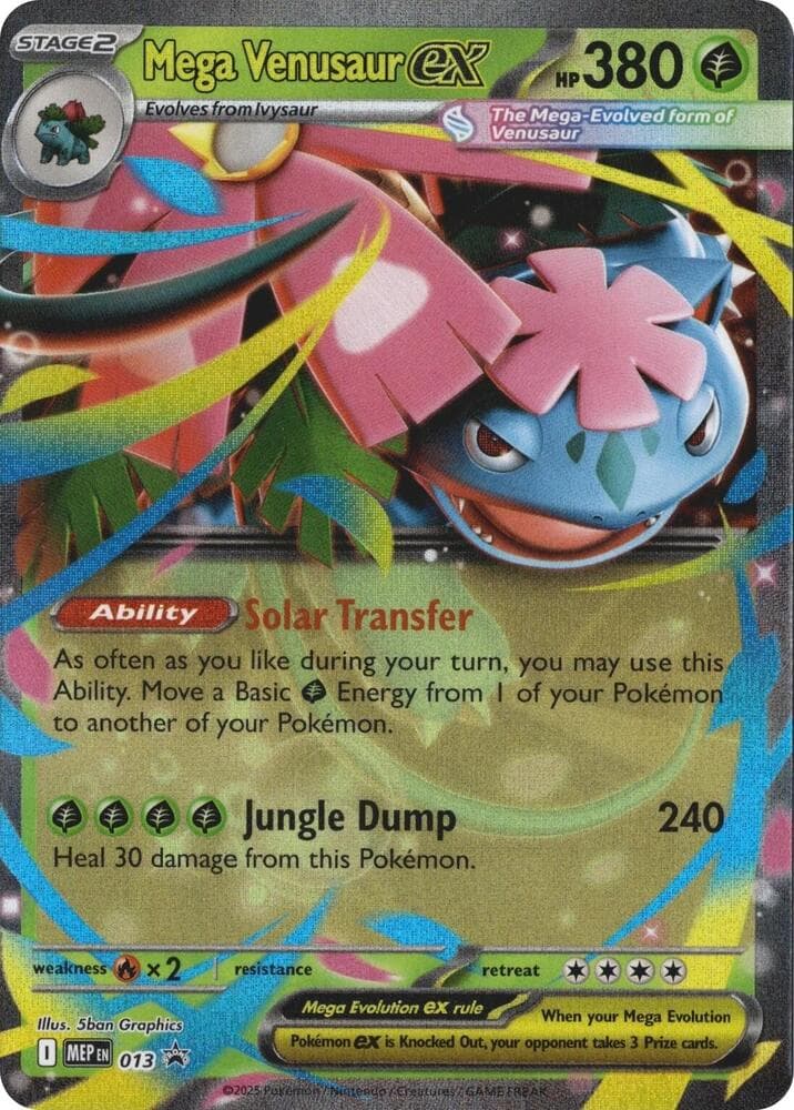 Mega Venusaur ex — изображение карты