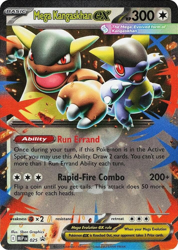 Mega Kangaskhan ex — изображение карты