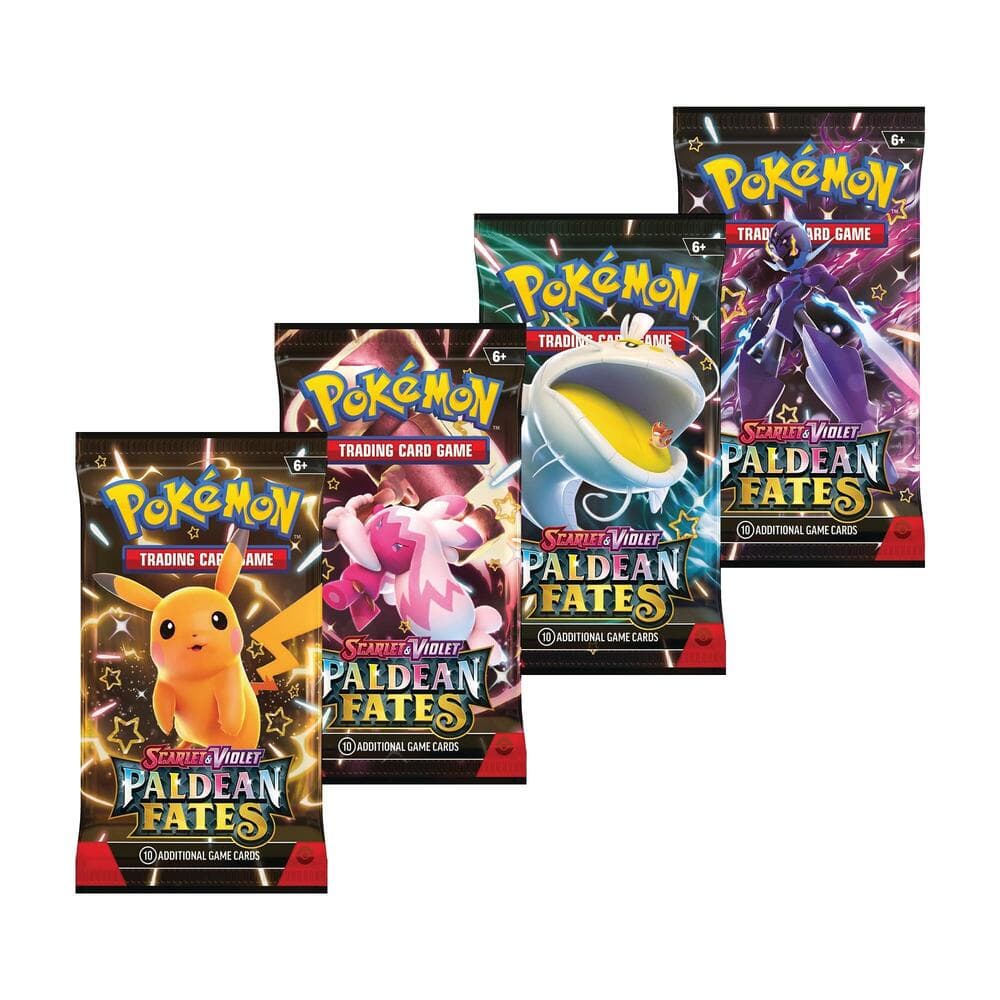 Paldean Fates Booster Pack Art Bundle [Set of 4]