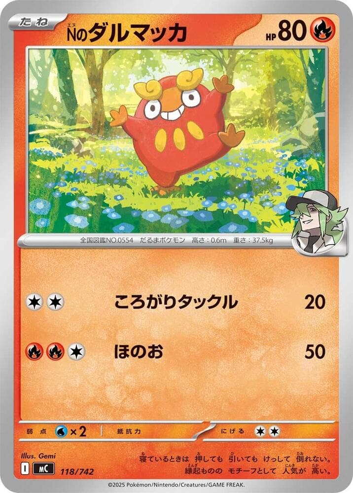 Nのダルマッカ — изображение карты