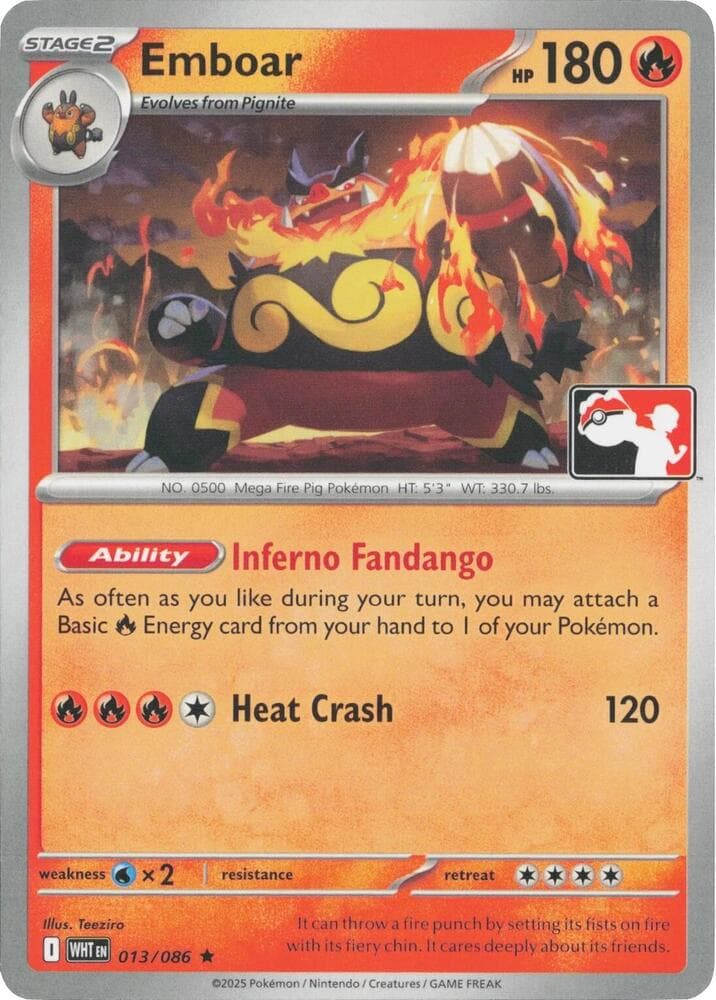 Emboar — изображение карты