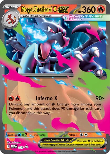 Mega Charizard X ex — изображение карты