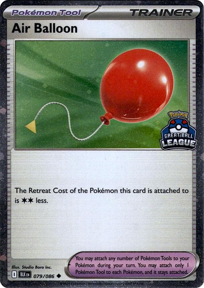 Air Balloon - 079/086 (Great Ball League) — изображение карты