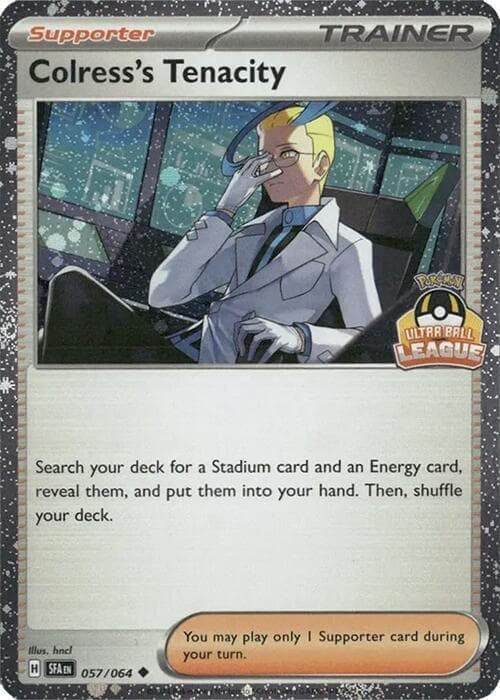 Colress's Tenacity - 057/064 (Ultra Ball League) — изображение карты