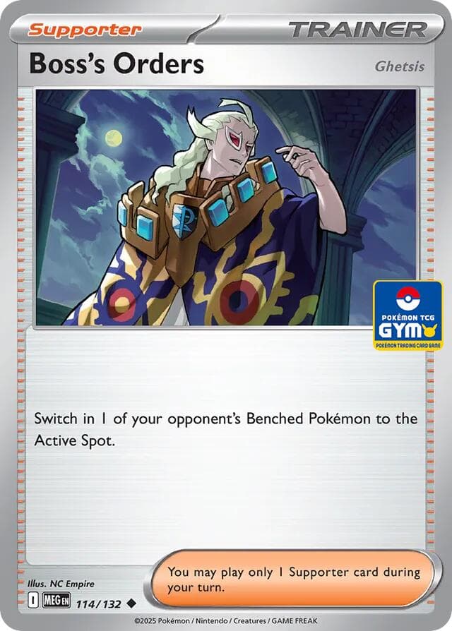 Boss's Orders [Ghetsis] - 114/132 (GYM) — изображение карты