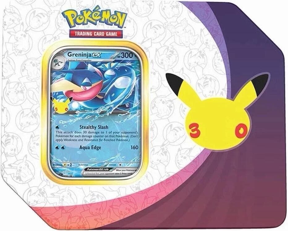 30th Celebration ex Tin [Greninja ex] (Retail Version)