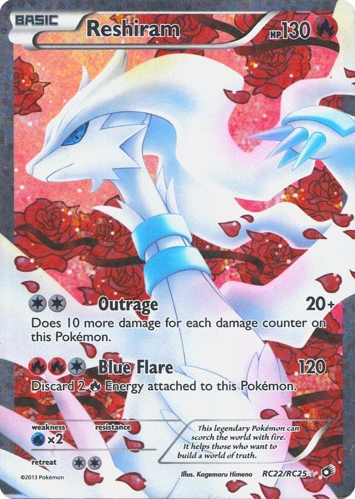 Reshiram (Full Art) — изображение карты