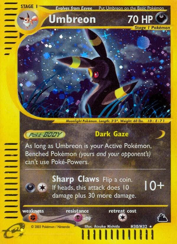 Umbreon — изображение карты