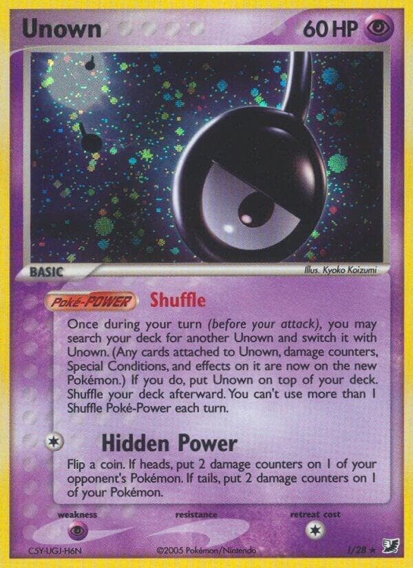 Unown (!) — изображение карты