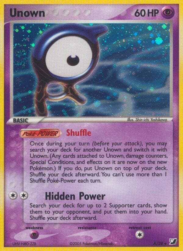 Unown (A) — изображение карты