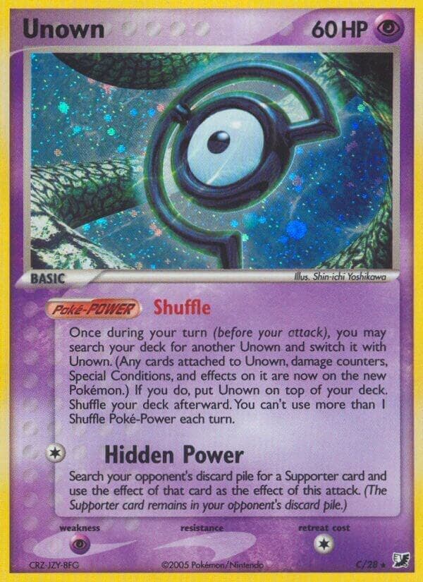 Unown (C) — изображение карты