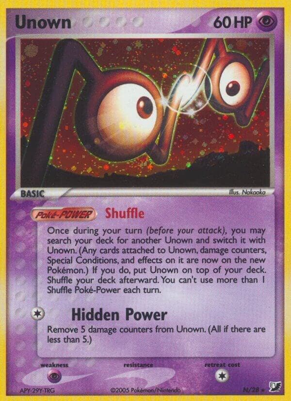 Unown (N) — изображение карты
