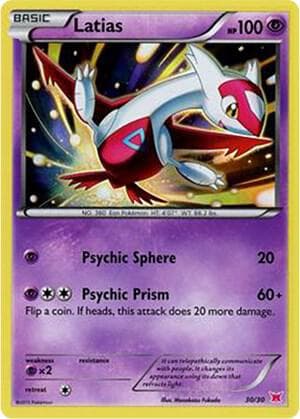 Latias (#30 Holo) — изображение карты
